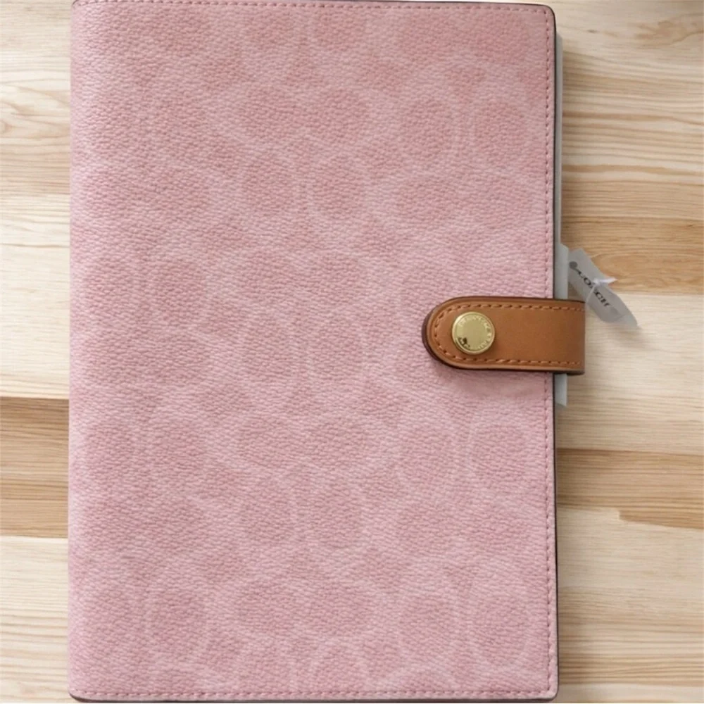 Coach Notebook In Powder Pink 2026